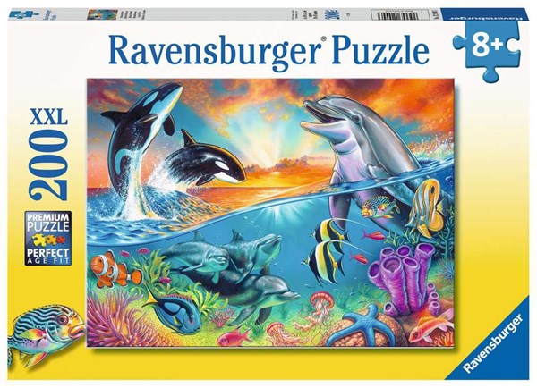 Ravensburger (12900) - "Ocean Dwellers" - 200 pezzi