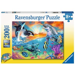 Ravensburger (12900) - "Ocean Dwellers" - 200 pezzi