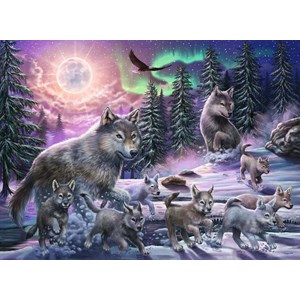 Ravensburger (12908) - "Northern Wolves" - 150 pezzi