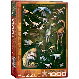 Eurographics (6000-0072) - "Feathered Dinosaurs" - 1000 pezzi