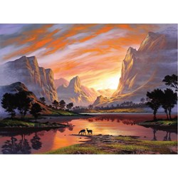 Ravensburger (14833) - "Tranquil Sunset" - 500 pezzi