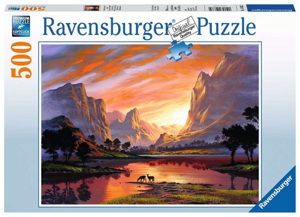 Ravensburger (14833) - "Tranquil Sunset" - 500 pezzi