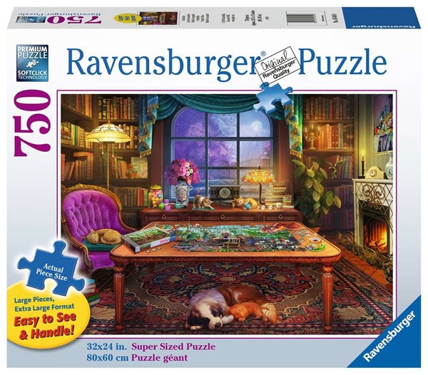 Ravensburger (16444) - "Puzzler's Place" - 750 pezzi