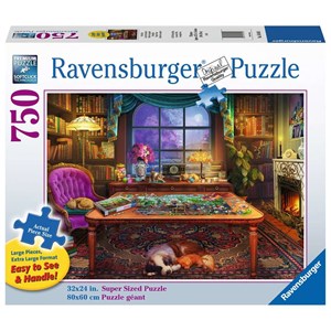 Ravensburger (16444) - "Puzzler's Place" - 750 pezzi