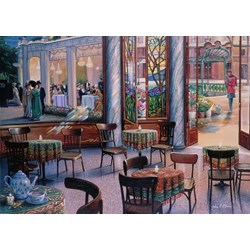 Ravensburger (16449) - "A Café Visit" - 1000 pezzi