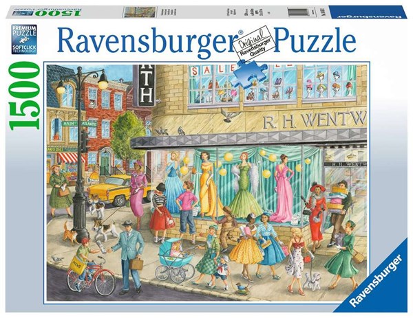 Ravensburger (16459) - "Sidewalk Fashion" - 1500 pezzi