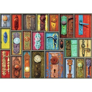 Ravensburger (19863) - "Antique Doorknobs" - 1000 pezzi