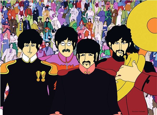 Ravensburger (19929) - "Beatles, Yellow Submarine" - 500 pezzi