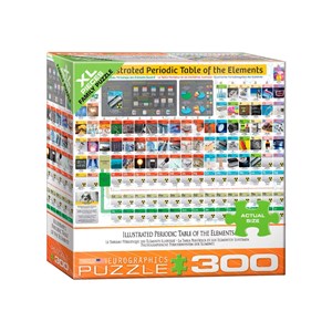 Eurographics (8300-5370) - "Illustrated Periodic Table of the Elements" - 300 pezzi