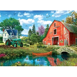 Eurographics (6000-5526) - Dominic Davison: "The Red Barn" - 1000 pezzi