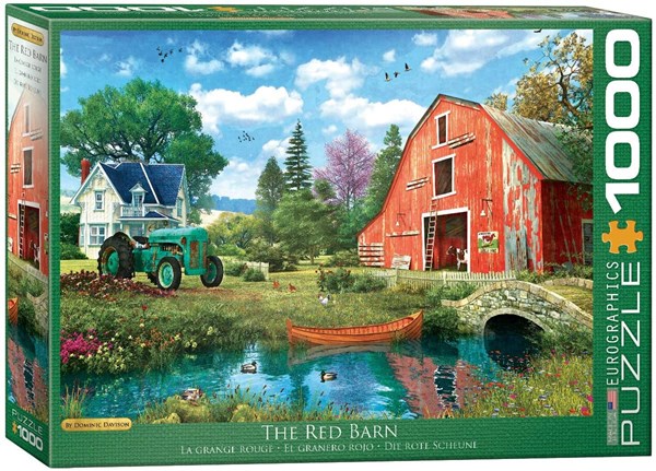 Eurographics (6000-5526) - Dominic Davison: "The Red Barn" - 1000 pezzi