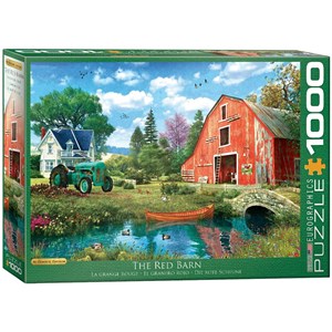 Eurographics (6000-5526) - Dominic Davison: "The Red Barn" - 1000 pezzi