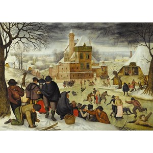 D-Toys (70005) - Pieter Brueghel the Elder: "Winter" - 1000 pezzi