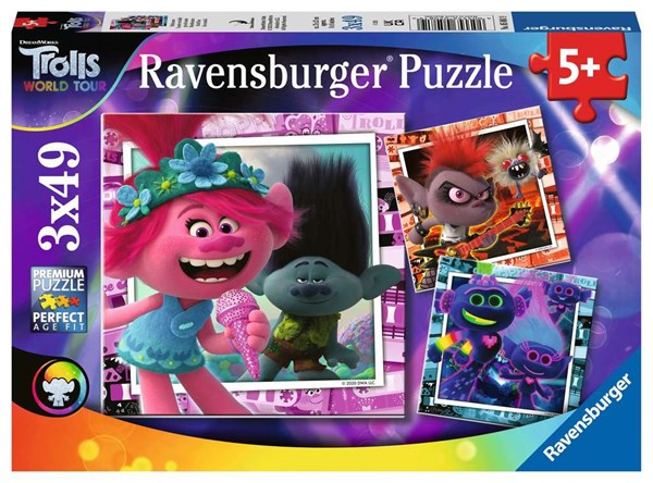 Ravensburger (5081) - "Trolls 2, World Tour" - 49 pezzi