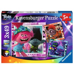 Ravensburger (5081) - "Trolls 2, World Tour" - 49 pezzi