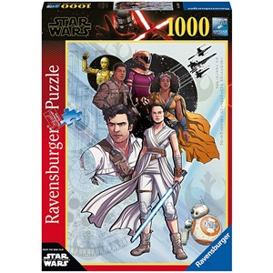 Ravensburger (14991) - "Star Wars IX, The Rise of Skywalker" - 1000 pezzi