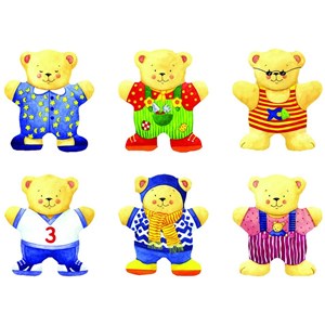 Goki (57910) - "Dress-Up Bear" - 18 pezzi