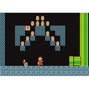 Winning Moves Games (WIN11491) - "Super Mario Bros., Underground Adventures" - 500 pezzi