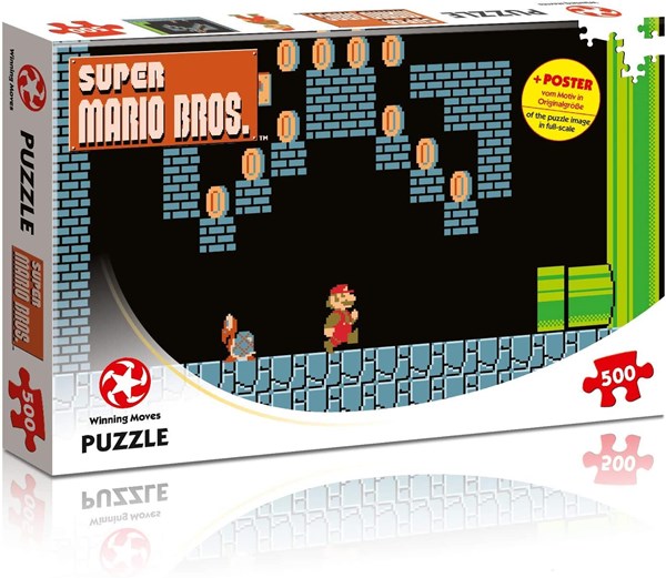 Winning Moves Games (WIN11491) - "Super Mario Bros., Underground Adventures" - 500 pezzi
