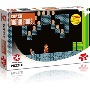Winning Moves Games (WIN11491) - "Super Mario Bros., Underground Adventures" - 500 pezzi