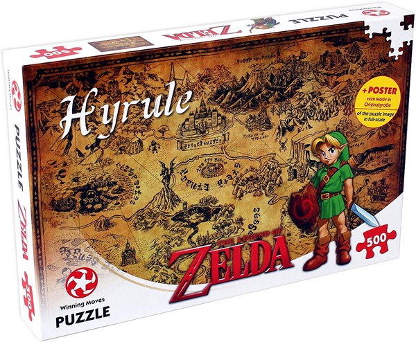 Winning Moves Games (29490) - "The Legend of Zelda, Hyrule" - 500 pezzi