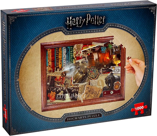 Winning Moves Games (2466) - "Harry Potter, Hogwarts" - 1000 pezzi