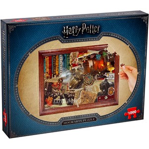 Winning Moves Games (2466) - "Harry Potter, Hogwarts" - 1000 pezzi