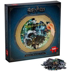 Winning Moves Games (2473) - "Harry Potter, Magical Creatures" - 500 pezzi