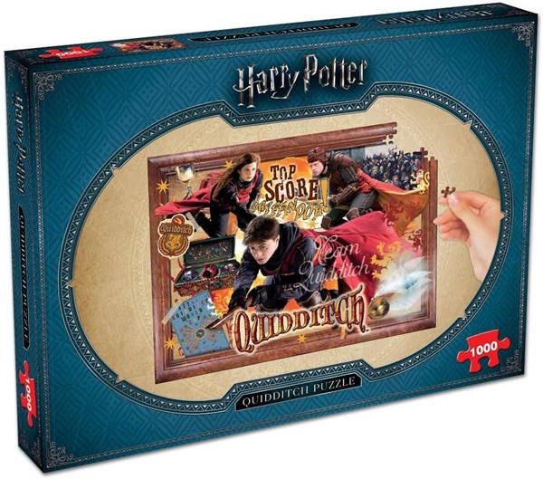Winning Moves Games (2497) - "Harry Potter, Quidditch" - 1000 pezzi