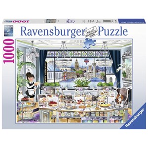 Ravensburger (13985) - "London Tea Party" - 1000 pezzi
