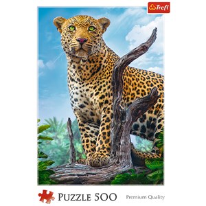 Trefl (37332) - "Wild Leopard" - 500 pezzi