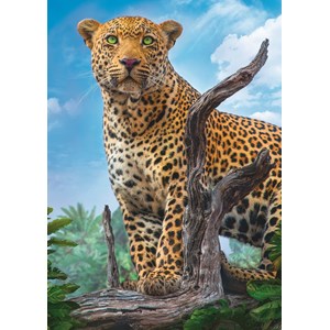 Trefl (37332) - "Wild Leopard" - 500 pezzi