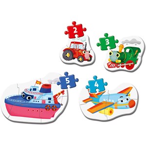 Clementoni (20811) - "Means of Transport" - 2 3 4 5 pezzi