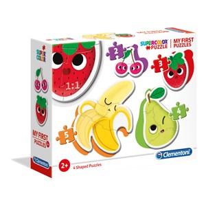Clementoni (20815) - "My First Puzzle, Fruit and Vegetables" - 2 3 4 5 pezzi