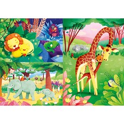 Clementoni (25233) - "Jungle Friends" - 48 pezzi