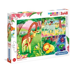 Clementoni (25233) - "Jungle Friends" - 48 pezzi