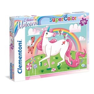 Clementoni (27109) - "I Believe in Unicorns" - 104 pezzi