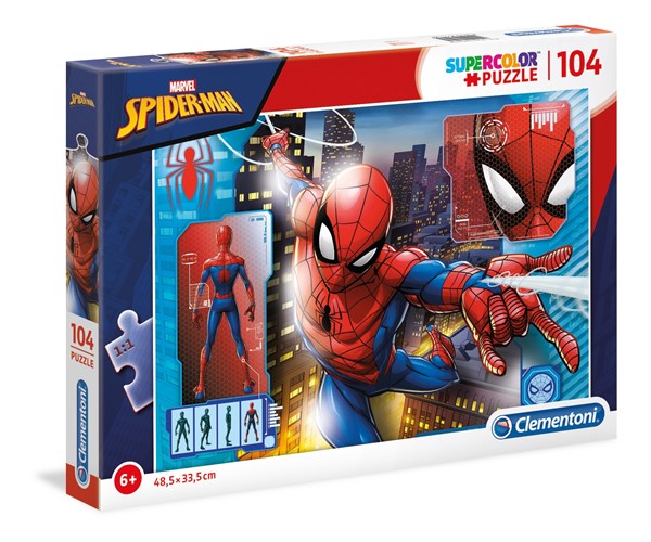Clementoni (27118) - "Puzzle-Spider Man" - 104 pezzi