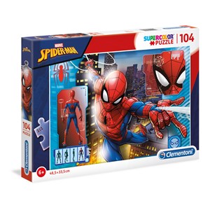 Clementoni (27118) - "Puzzle-Spider Man" - 104 pezzi