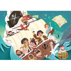 Clementoni (27278) - "The Pirates" - 104 pezzi