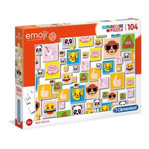 Clementoni (27285) - "Emoji" - 104 pezzi