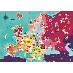 Clementoni (29061) - "Exploring Maps" - 250 pezzi