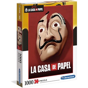 Clementoni (39533) - Salvador Dali: "Money Heist (La Casa De Papel)" - 1000 pezzi