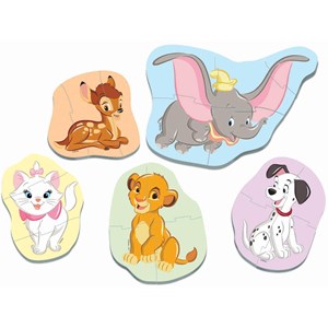 Educa (18591) - "Baby Disney Animals 2" - 3 4 5 pezzi