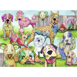 Ravensburger (10041) - "Patchwork Pups" - 150 pezzi