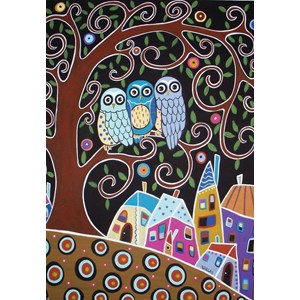Anatolian (3605) - Karla Gerard: "Three Owls" - 500 pezzi
