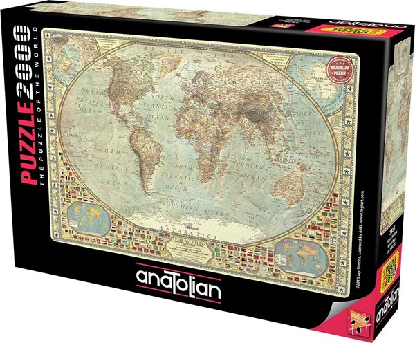 Anatolian (3935) - "World Map" - 2000 pezzi