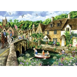 Falcon (11233) - Fiona Osbaldstone: "Castle Combe, Wiltshire" - 1000 pezzi