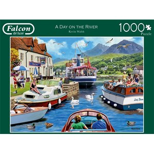 Falcon (11241) - Kevin Walsh: "A Day on The River" - 1000 pezzi