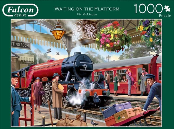 Falcon (11250) - Victor McLindon: "Waiting on the Platform" - 1000 pezzi